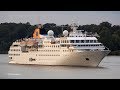 HANSEATIC | last port call in service by HAPAG-LLOYD CRUISES in Hamburg (Germany) | 4K-Video