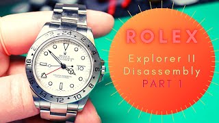 Rolex Explorer II - Servicing A Watch - Disassembly - Part 1