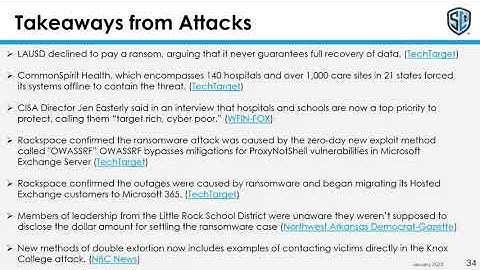 Takeaways from 2022 Cyber Attacks - Lessons Learned from 2022 Cyber Attacks Webinar