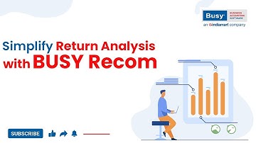 Simplify Return Analysis with BUSY Recom (English) | BUSY Recom
