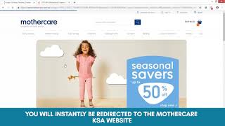 Save SAR 500 on Kids Fashion with Mothercare Discount Codes in Saudi Arabia
