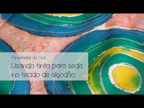 Vídeo: Você pode usar tintas de seda em algodão?