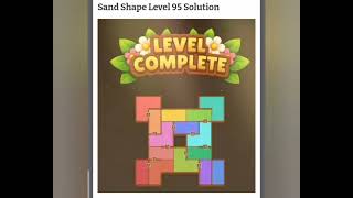 Sand Shape All Levels 91 - 92 - 93 - 94 - 95 - 96 - 97 - 98 - 99 - 100 Answer Solution Walkthrough