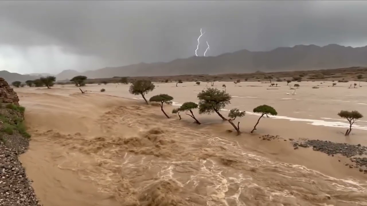 لحظة صادمة: كيف تبتلع السيول الطينية كل شيء في طريقها؟