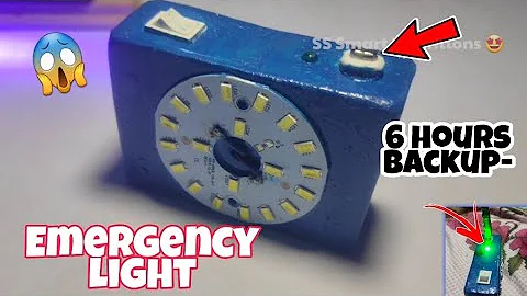 How to make rechargeable emergency light at home 😍#shorts #diy #ideas
