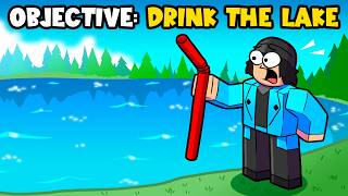 ROBLOX DRAIN THE LAKE!