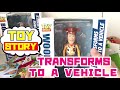 Toy Story Buzz Lightyear Woody Transformers Vehicle A toy that transforms into a car