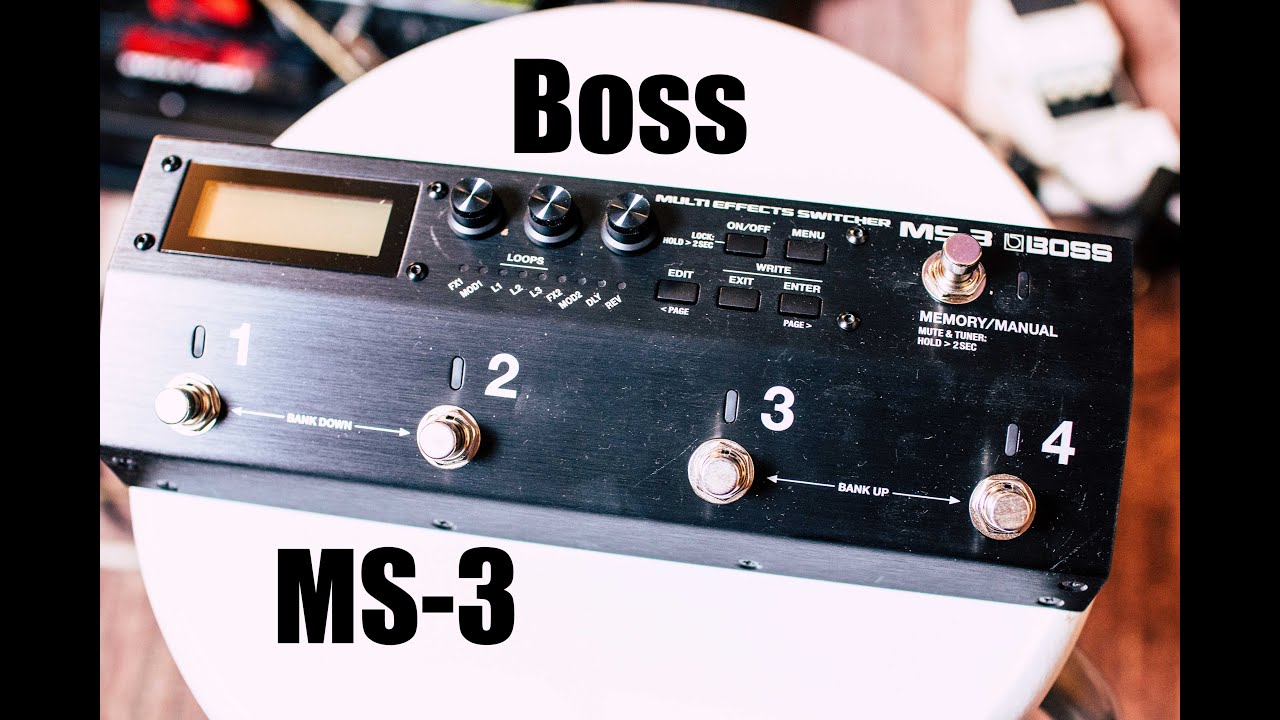 Boss MS-3 (Review and 4 Cable Method Test) - YouTube