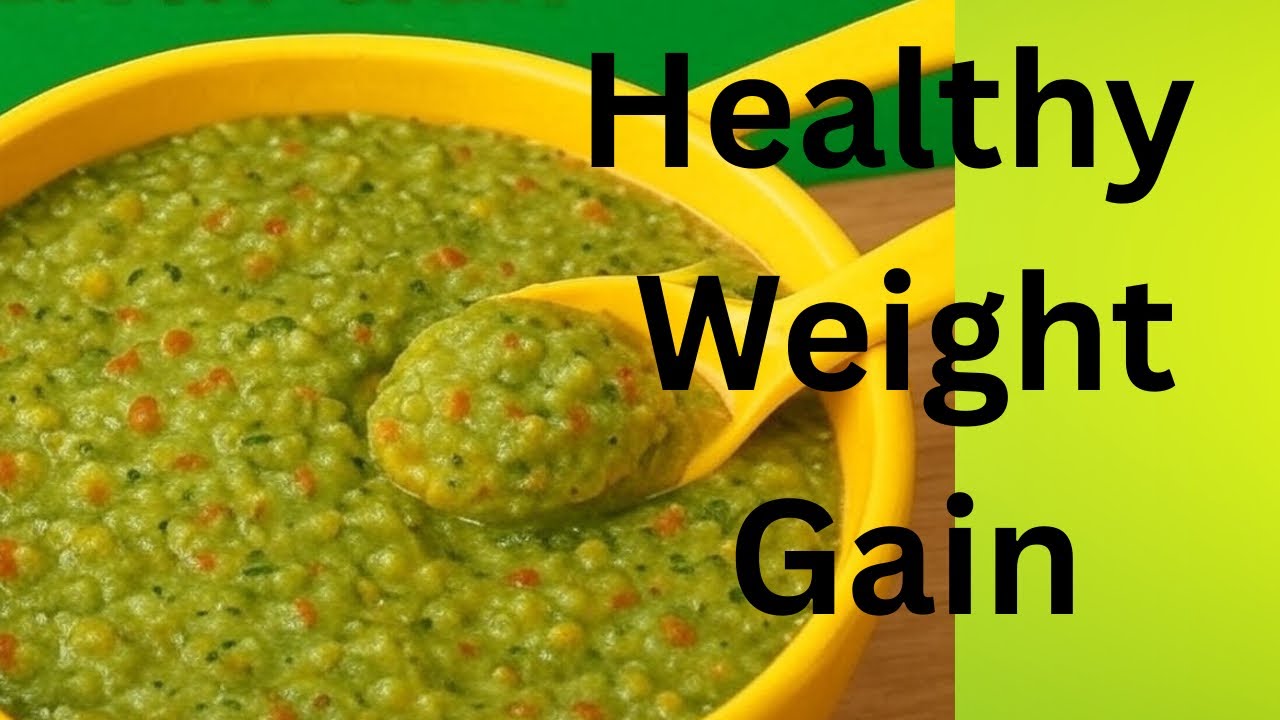 Healthy Baby Weight Gain Recipe | Sprouted Moong, Horse Gram & Red Spinach Rava Khichdi | 8+ Months