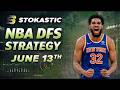 NBA DFS Strategy Saturday 6/13/26 | DraftKings &amp; FanDuel NBA Lineup Picks