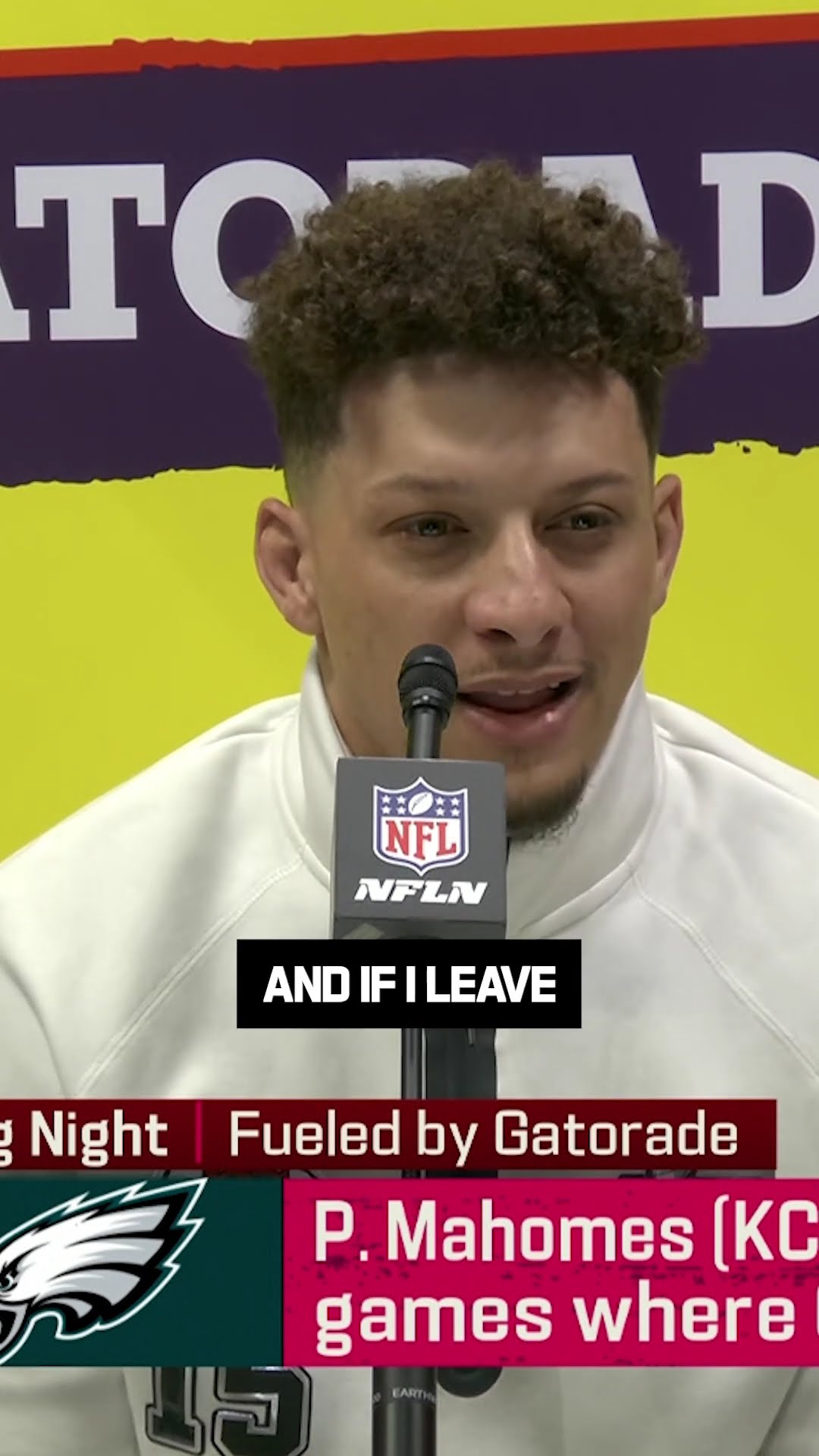 PAT IS ONLY WORRIED ABOUT BEING THE BEST VERSION OF HIMSELF?