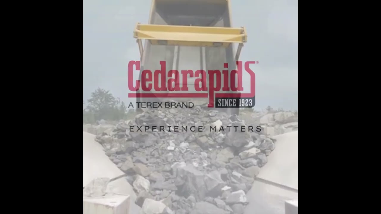 Cedarapids CRJ3255 & CRC380XHLS Video Short Clip - YouTube