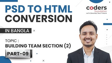 PSD TO HTML [#9] Building Team Section (CSS Style)