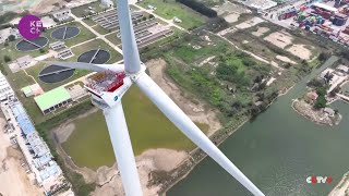 World's largest hybrid drive offshore wind turbine undergoes tests in south China