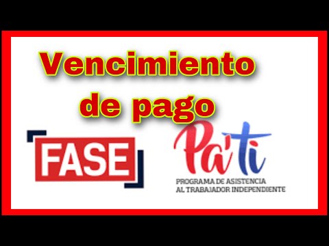 PROGRAMA FASE Y EL PROGRAMA PA’TI fecha límite para retirar cheque