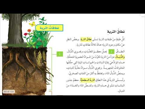 الفصل السادس موارد الأرض درس التربة علوم سادس الفصل الدراسي الثاني