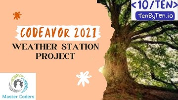 Codeavour 2021 project weather station