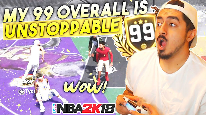 MY 99 OVERALL PURE SHOT CREATOR IS UNSTOPPABLE! INCREDIBLE PARK GAMEPLAY in NBA2K18!