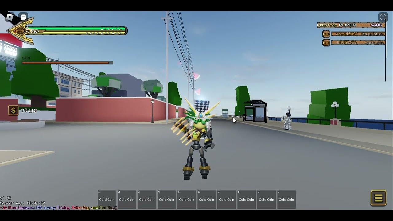 [YBA] TWOH spin 1 shot combo + build in description) YouTube