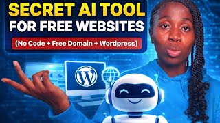 CREATE FREE WEBSITE WITH AI (FREE DOMAIN + WORDPRESS)NO CODE INVOLVED!!
