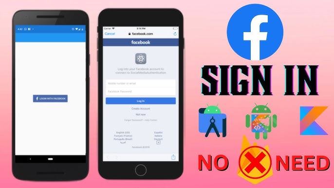 Facebook Login: Facebook Sign In with Username and Password 2019