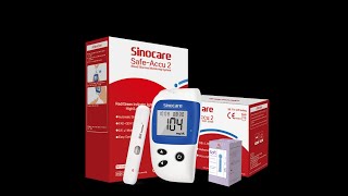 Sinocare Blood Sugar Monitor Safe Accu 2 with Advanced Technology Sinocare Blood Sugar Monitor Safe Accu 2 with Advanced Technology