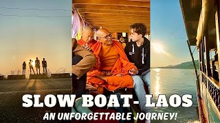 Slow Boat from Thailand to Laos (Asia pt 4): Best waterfalls in the world + partying with locals!