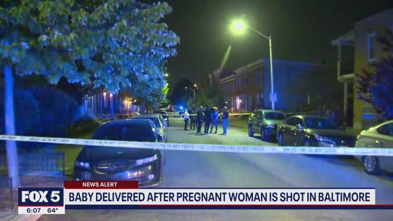 Pregnant woman shot in Baltimore; baby delivered before mother dies