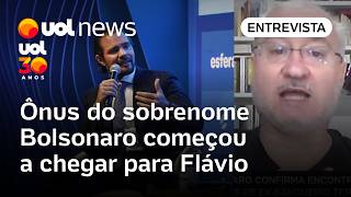 The burden of the Bolsonaro surname has begun to fall on Flávio, says political scientist.
