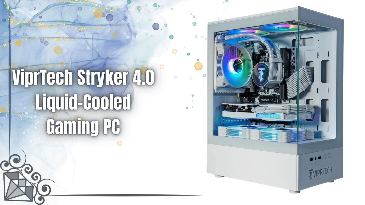 Обзор ViprTech Stryker 4.0 | Игровой ПК с жидкостным охлаждением и RTX 5060!