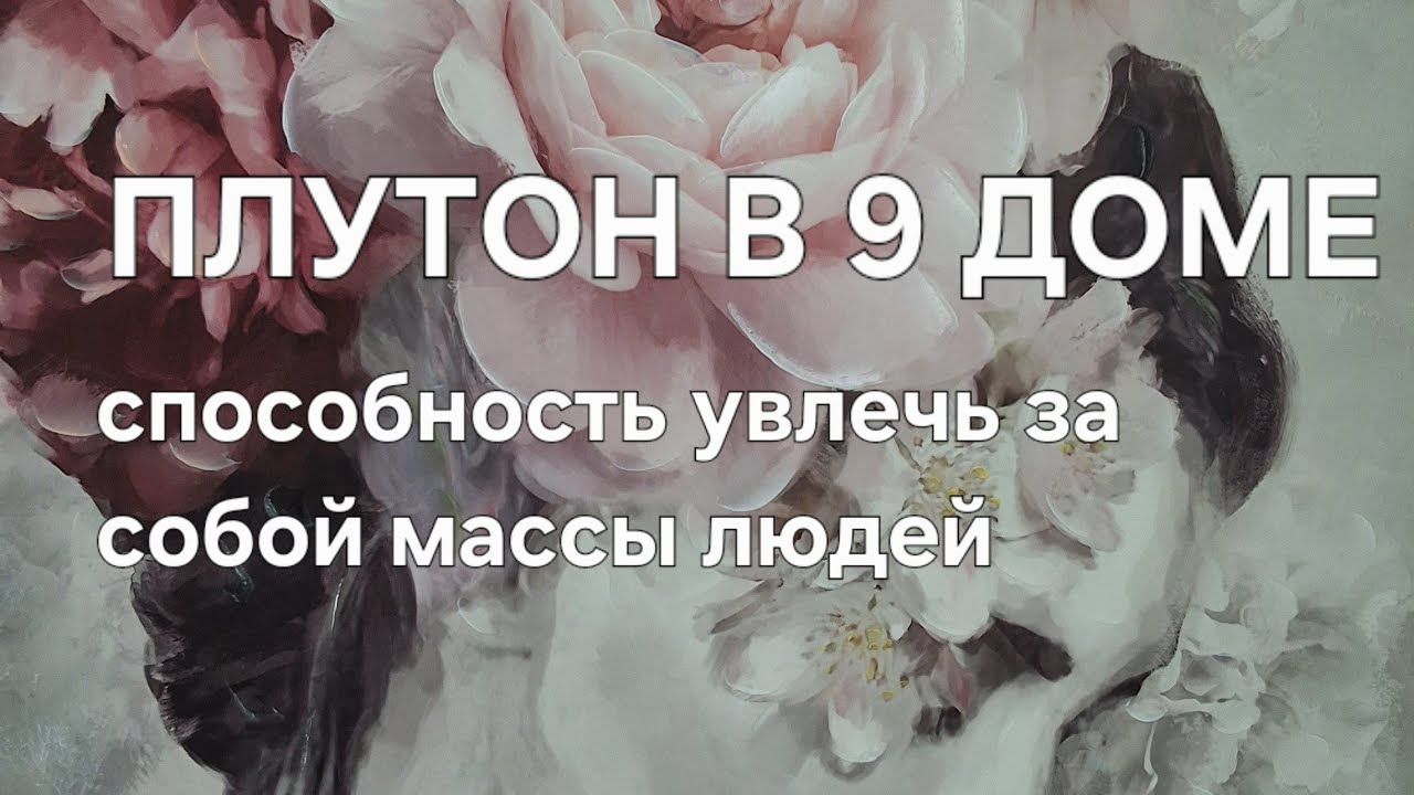 Плутон в 9 доме. Способность увлечь за собой массы людей. 🗣