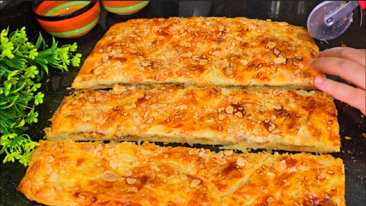 مسمنة بالتفاح معسل😋مذاق رووووعة والتقرميشة ضروري تسمعوها😅