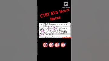 CTET EVS Ncert books Complete Notes | EVS class 3rd 4th 5th complete ✅#shorts #viral#trending