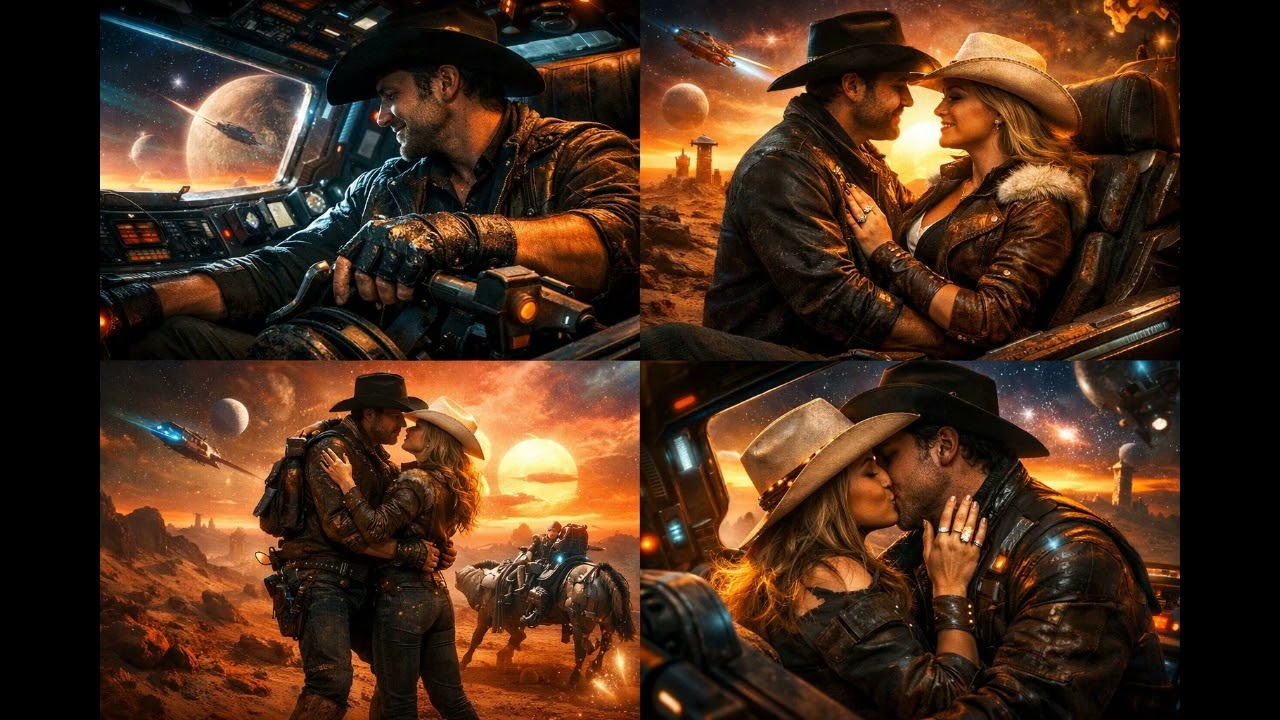 Orbiting Her/rap, Gritty phonk-country trap fusion with male vocals: swung 808 cowbell.