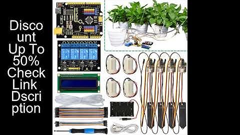 Keyestudio DIY Electronic Watering Kit For Arduino C Language Programming Automatic Water Flowers Wi
