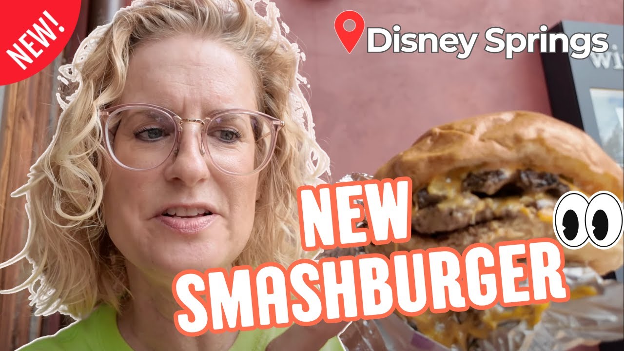 🍔New To-Go Smashburger at Disney Springs! | Wine Bar George