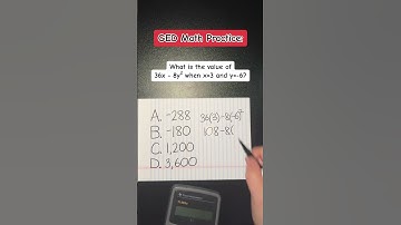 GED Math Practice | Silent Math | Miss Arlene #ged #gedprep #gedmath