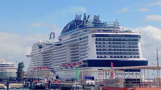 Msc meraviglia  / viking sky ❤️❤️❤️/ ms europa 2 in Lisbon 