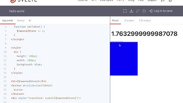 Svelte - Tweened store (motion)
