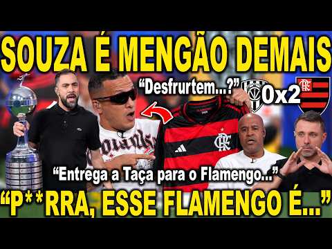 SOUZA É MUITO FLAMENGO: "ENTREGA A TAÇA PARA O FLAMENGO..." OS PAULISTAS SE RENDERAM AO FLAMENGO!