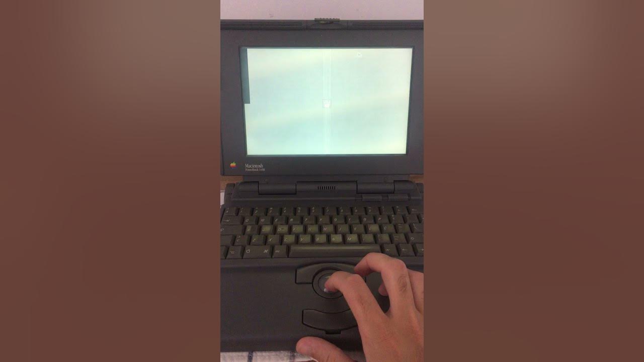 Macintosh powerbook 145b trackball not working correctly youtube