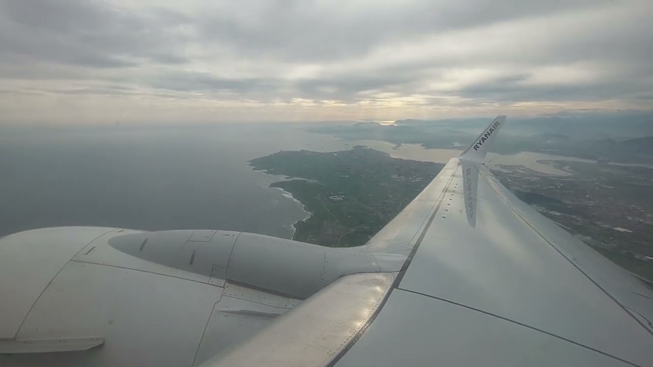Ryanair 737-800 | Takeoff at Santander | Seat 15F
