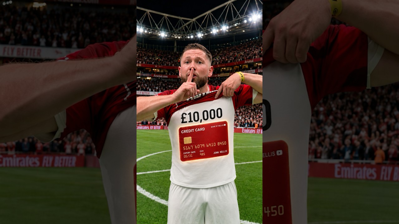 I Put My Bank Card on a Football Shirt