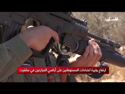 ارتفاع وتيرة اعتداءات المستوطنين على أراضي المزارعين في سلفيت