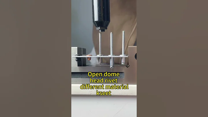 Revolutionizing Joint Fastening: Open Rivets #szent #riveter #poprivet #blindrivet #kseetrivet