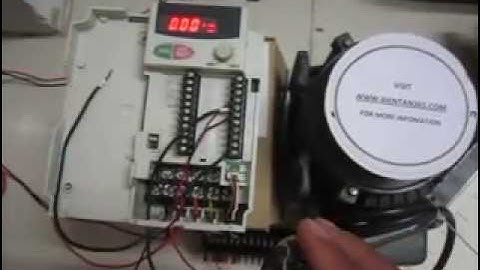 Biến tần Mitsubishi FR-E500-A500-Hướng dẫn cài đặt tham số Tiếng Việt-Video thật