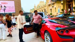 RICH KUWAITI BOYS ARRIVES AT THE CASINO MONTECARLO MONACO #supercars#Monaco#kuwait #nightlife