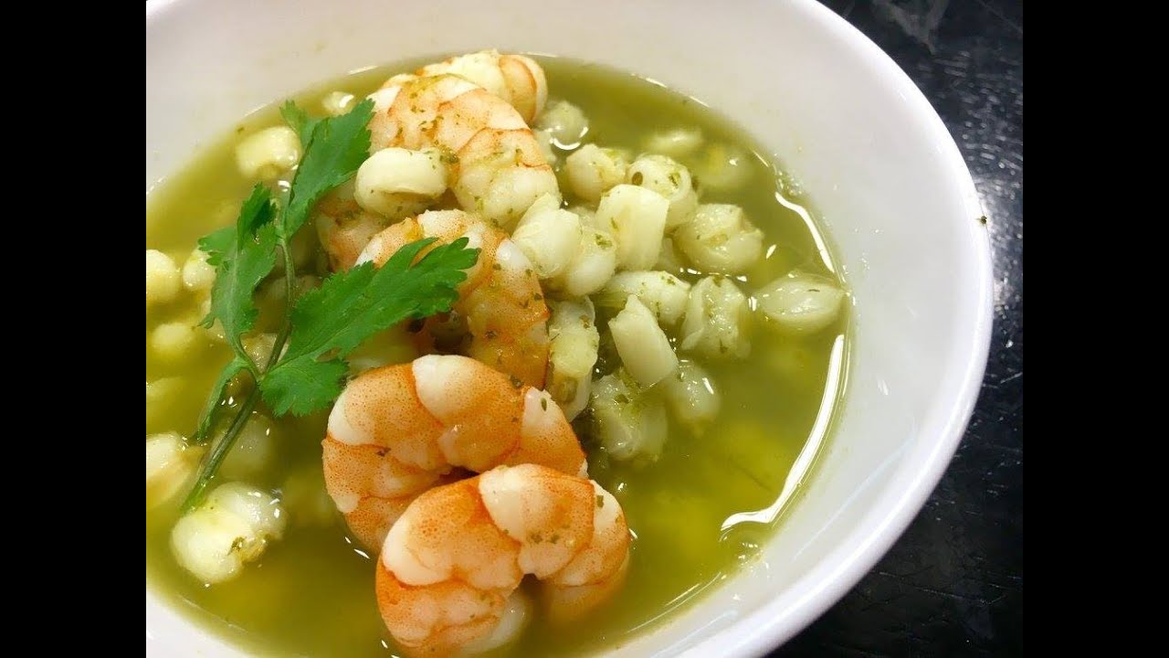 Descubrir 34+ imagen pozole verde de camaron receta