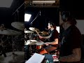 short drum solo with lots of reverb