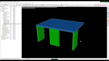( PT CANTILEVER SLAB  by RAM   (POSTENSION SLAB & CHECK DEFLECTION BY RAM